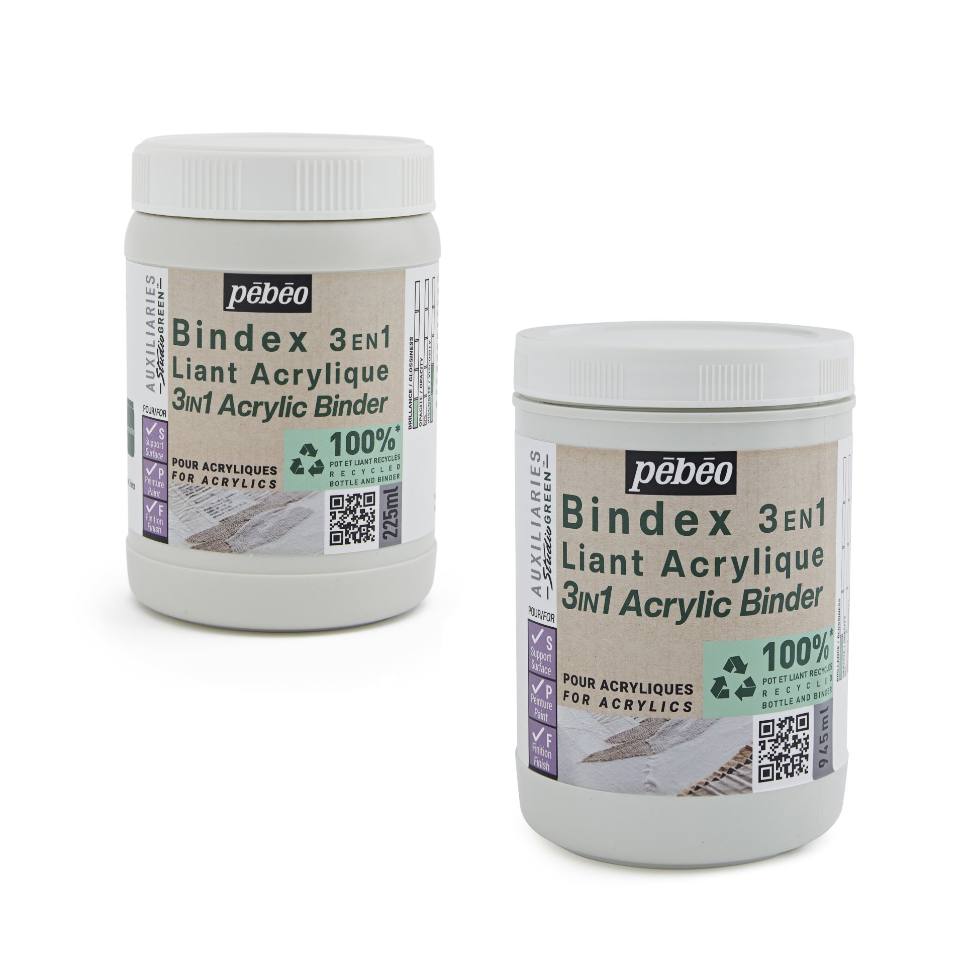 Pebeo Acrylbinder Bindex 3 in 1 Studio Green
