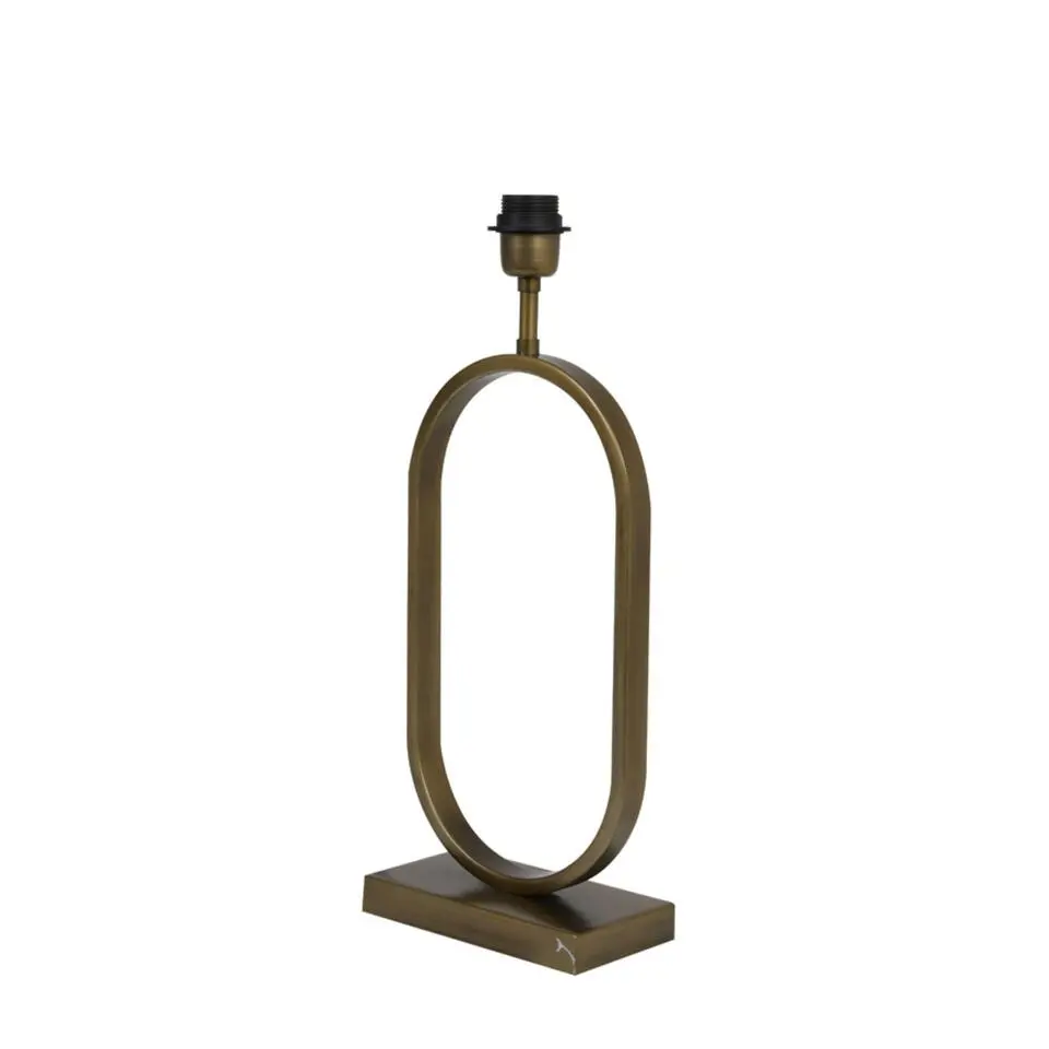 Lampvoet Jamiri - Antiek Brons - 20x10x45cm