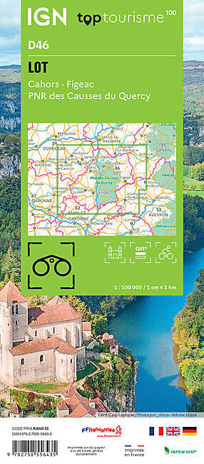 IGN - LOT D46 TOP TOURISME 100 IGN
