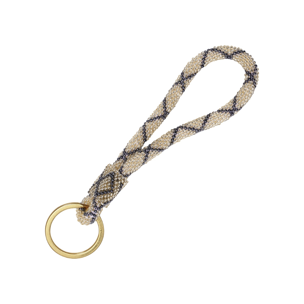 Artisan Treasure  Emily nøglering - guldfarvet/grå