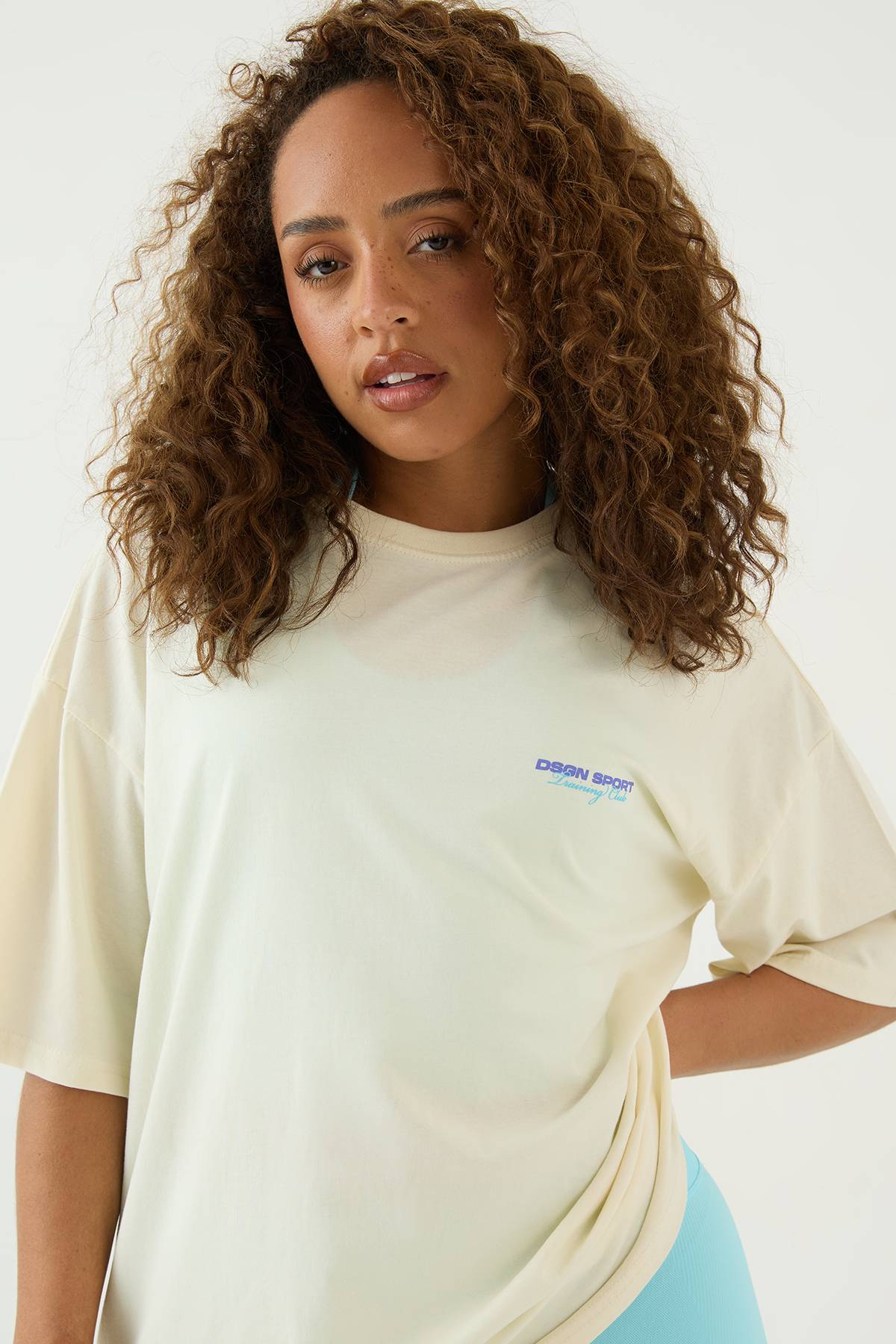 T-shirt Oversize Club D'entraînement Sport Dsgn Studio