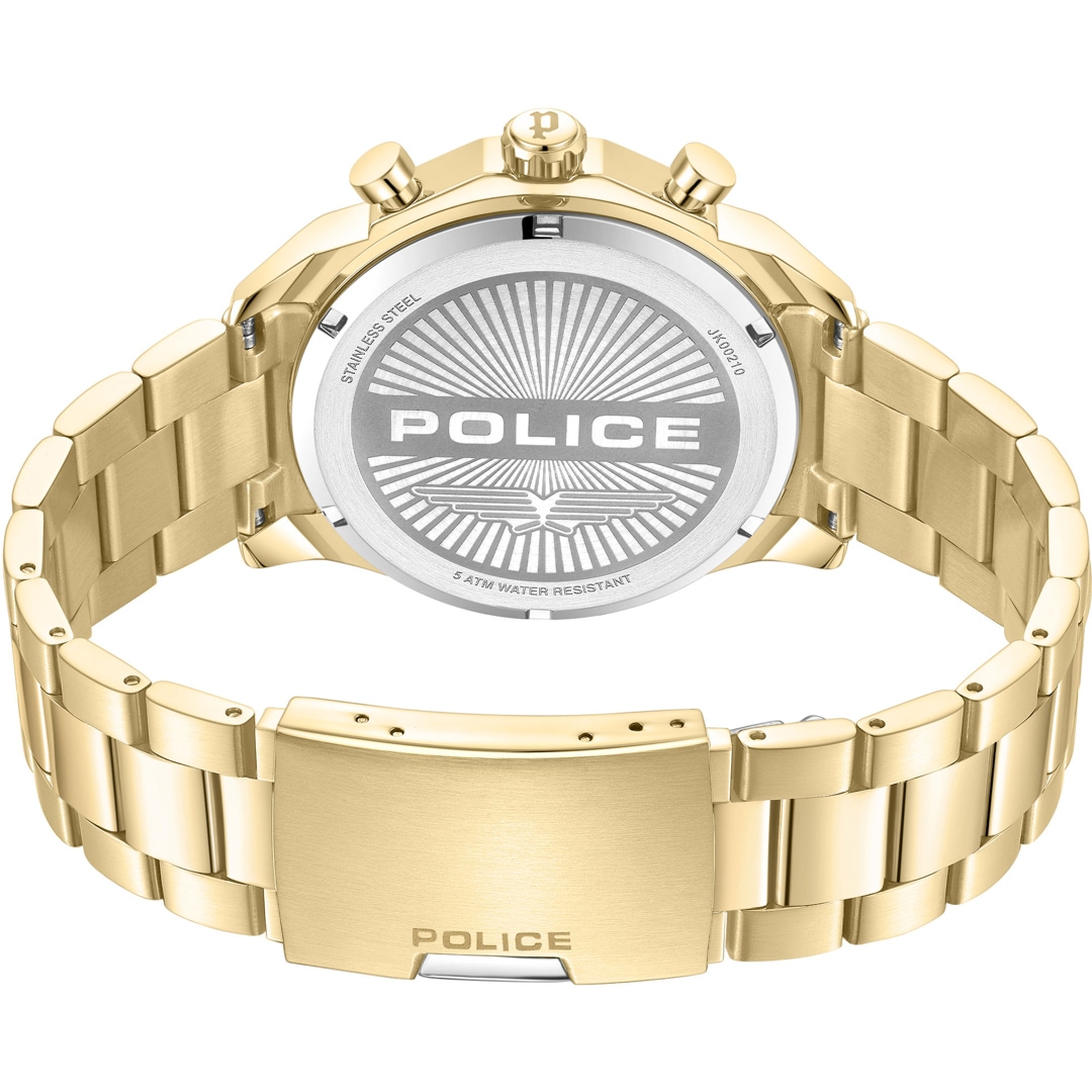 Police Rangy Day-Date Goldig / Schwarz