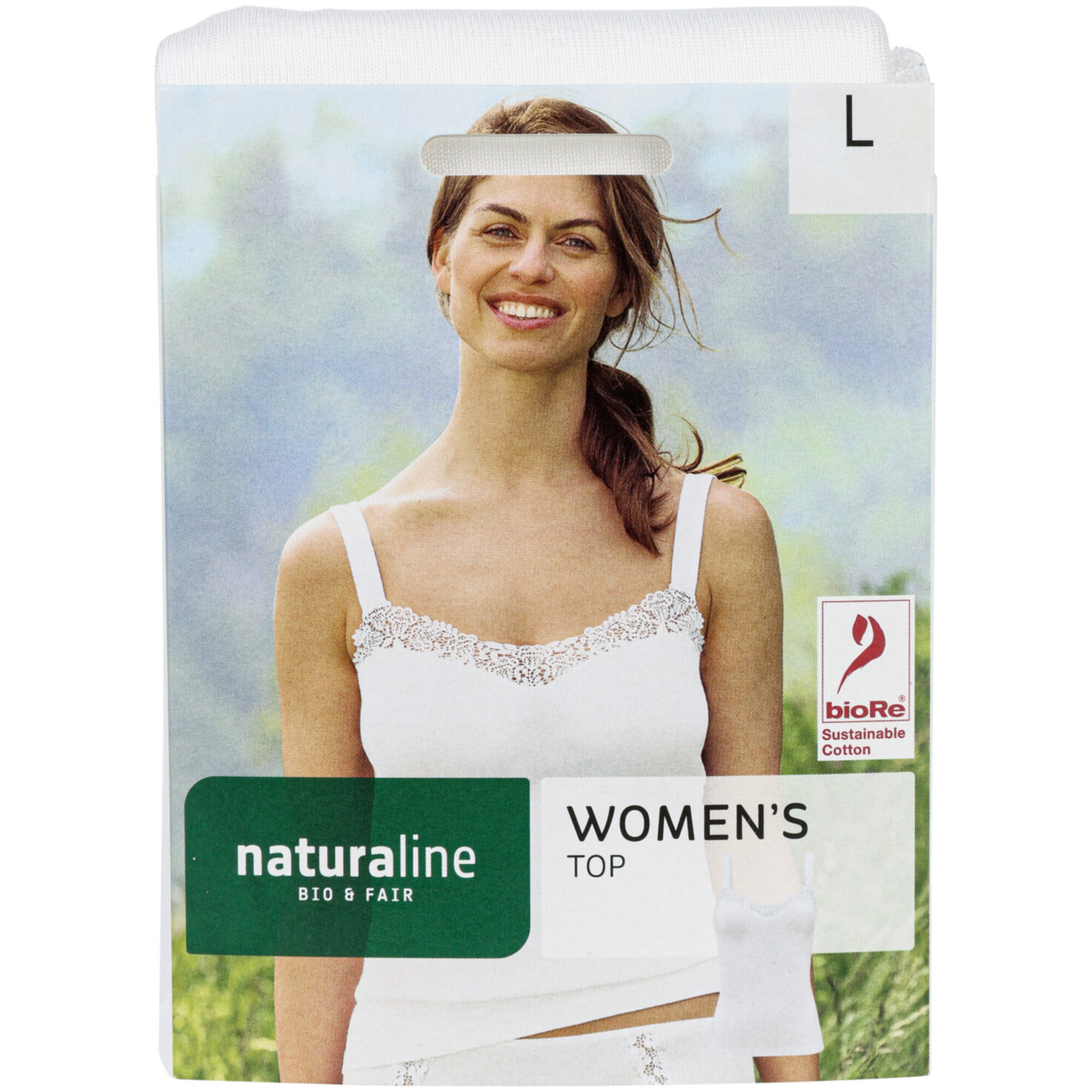 Naturaline Textil Damen Shirt weiss L