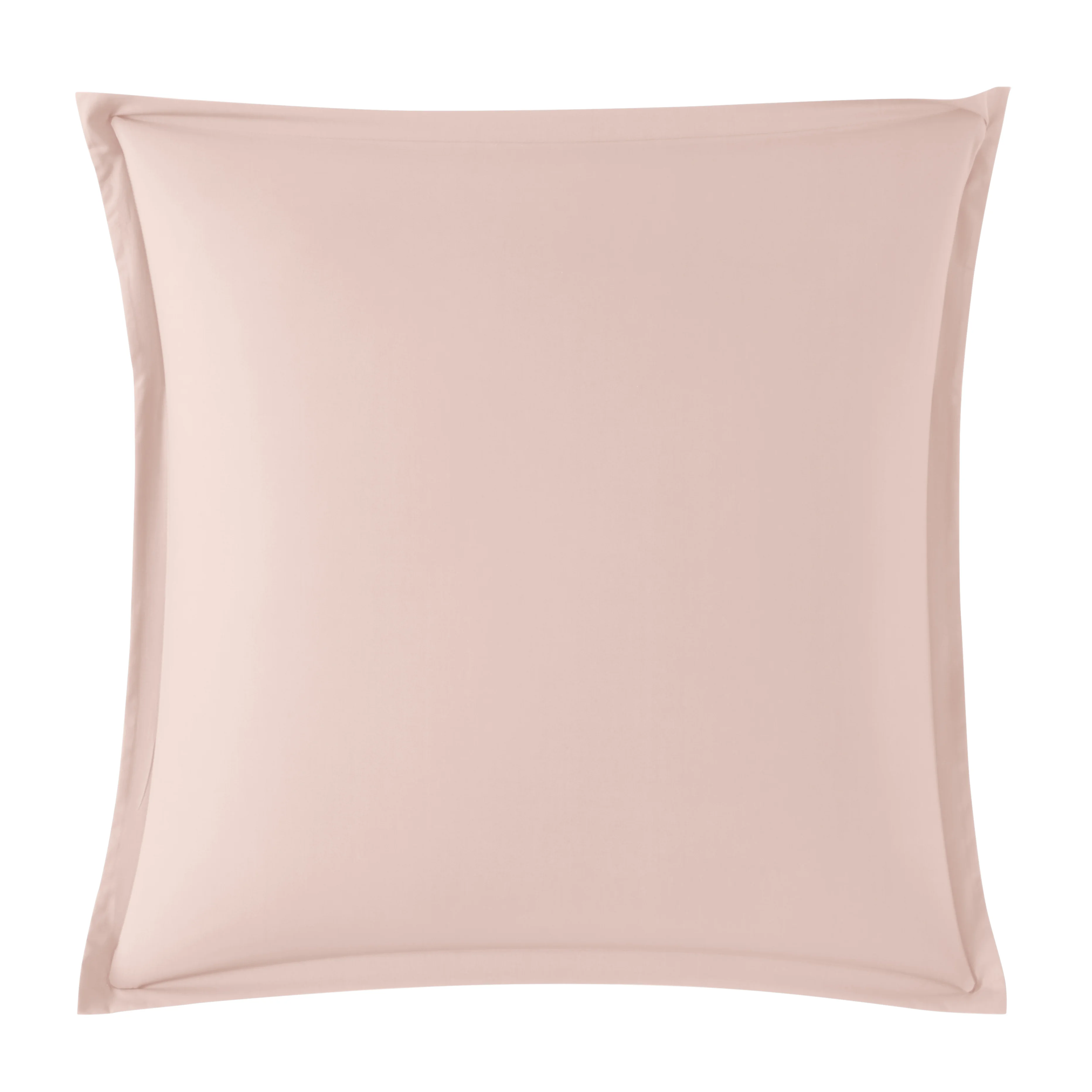 Taie d'oreiller coton coloris rose