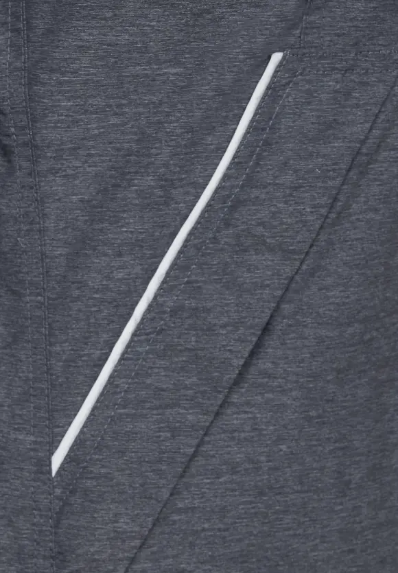 Padded Melange Windbreaker - deep blue