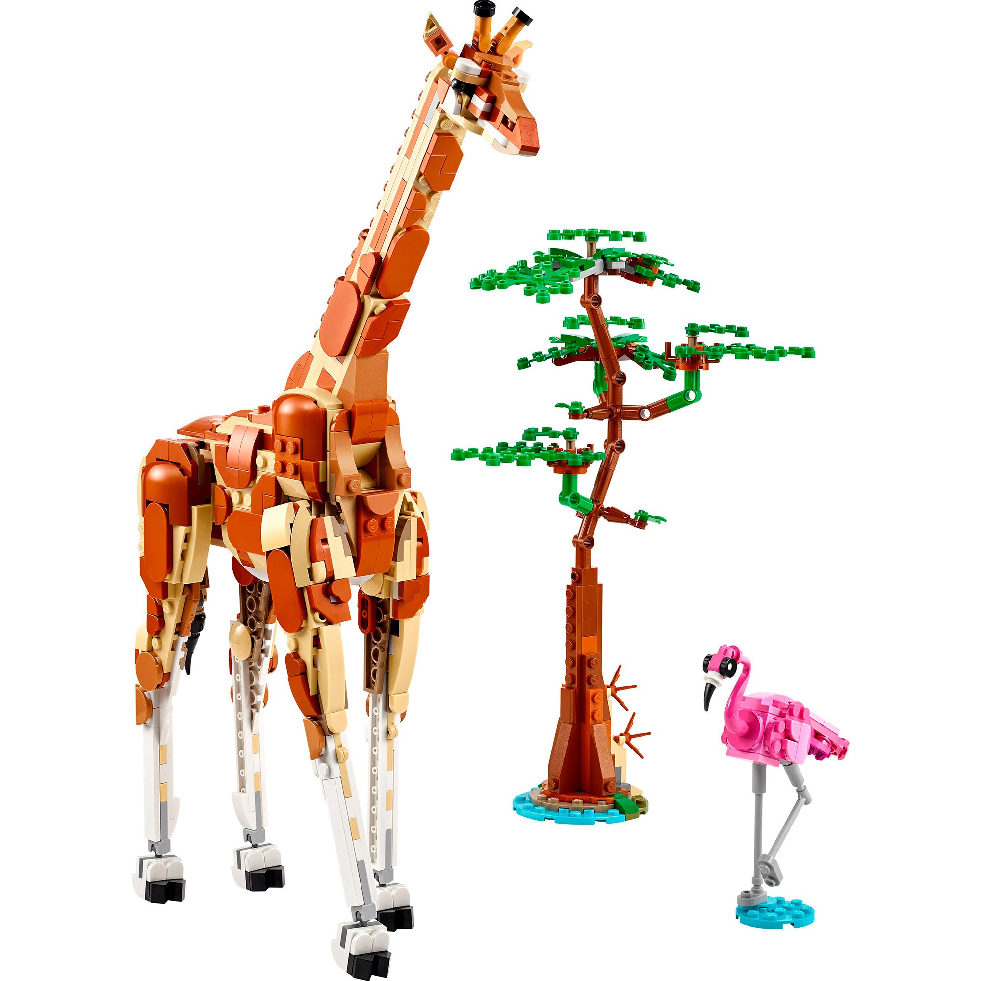 LEGO Konstruktionsspielzeug Creator 3-in-1 Tiersafari