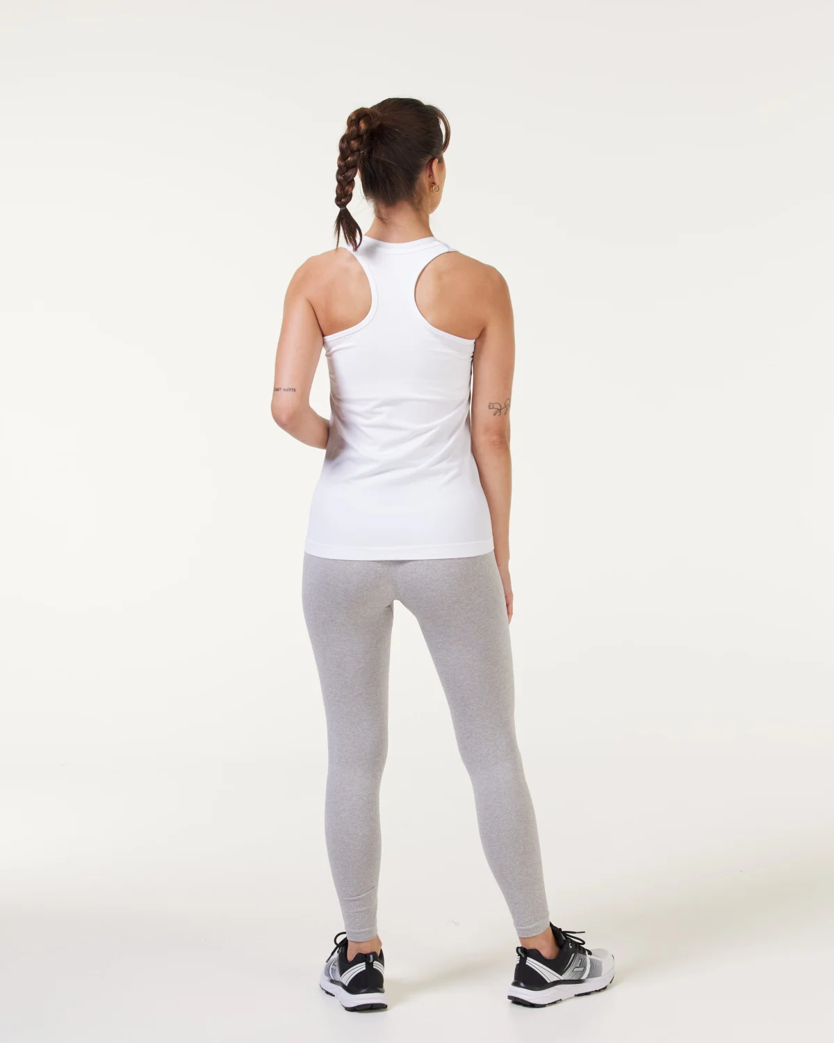 LEVITY Essential Seamless Tights Light Grey Melange