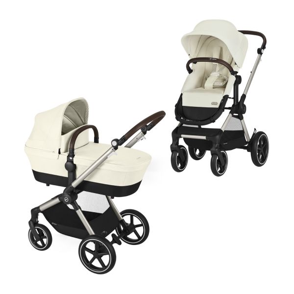 Cybex EOS Lux Kinderwagen 2-in-1 - Seashell Beige / Light Beige