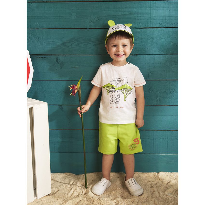 Ensemble 2 pièces Le Roi Lion Disney pour bébé garçon - Blanc