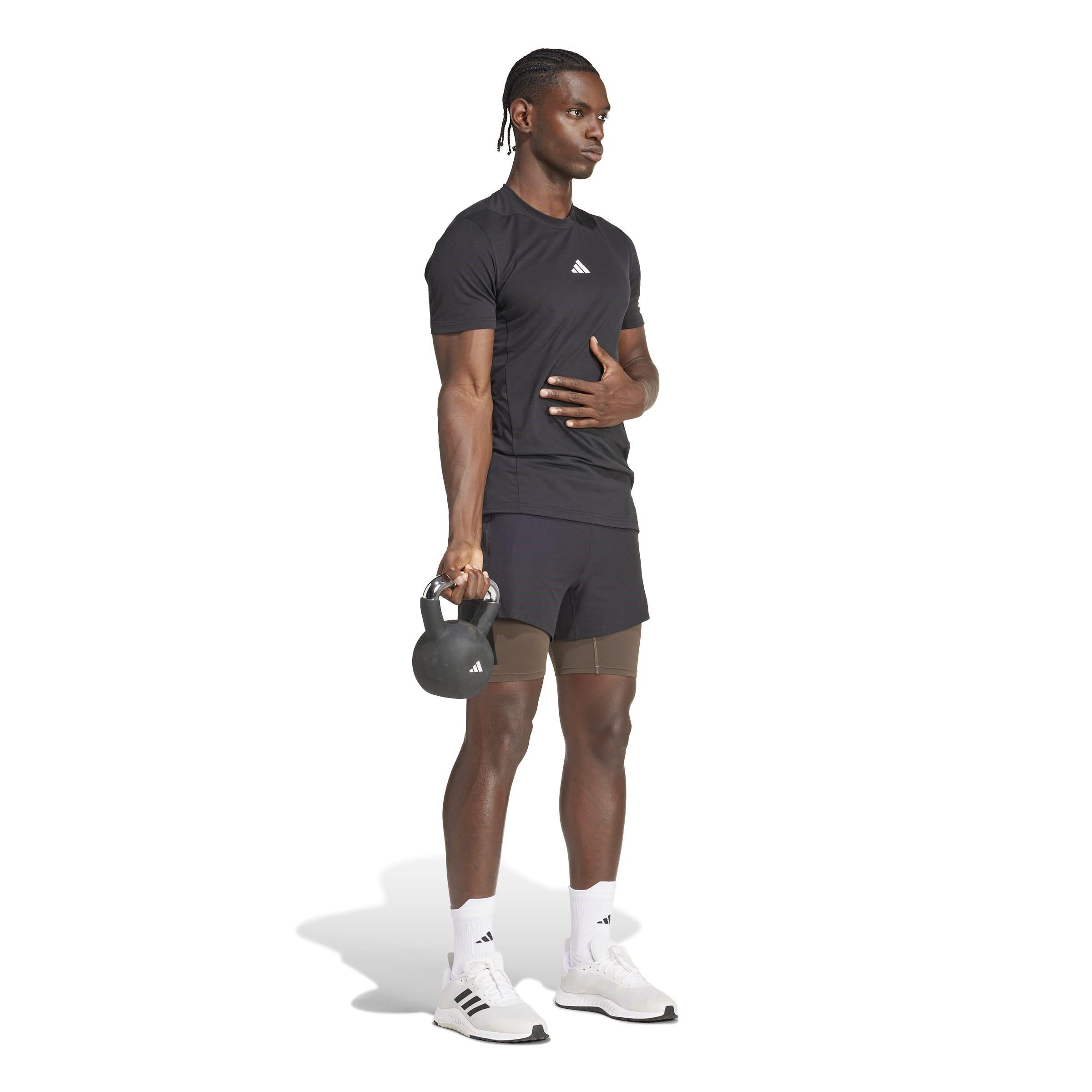 adidas Power Workout Two in One Shorts Mens