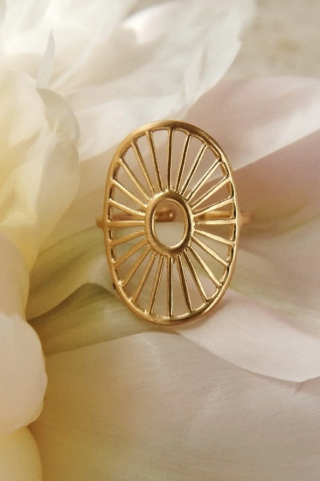 Pernille Corydon Jewellery Daylight Ring gold plated