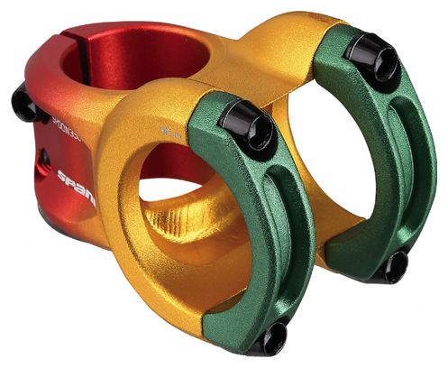 Potence Spank Spoon 318 0° 31.8 mm Rasta Edition