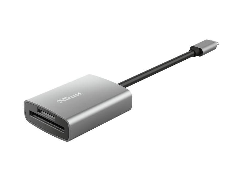 Trust Card Reader Extern Dalyx Schnelles USB-Kartenlesegerät aus Aluminium