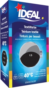 IDEAL MINI Baumwolle Color No13 schwarz