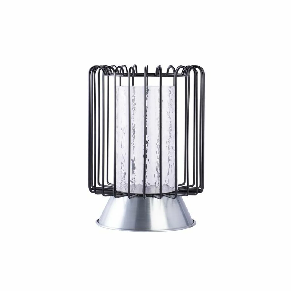 Paris Prix Bougeoir Déco Malibu Noir & Argent