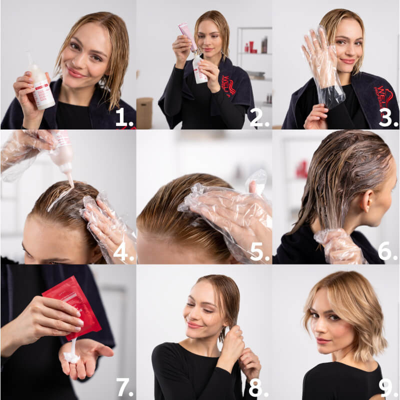 Kit de coloration Châtain Moyen Naturel Color Touch Fresh-Up 4/0 Medium Brown Wella