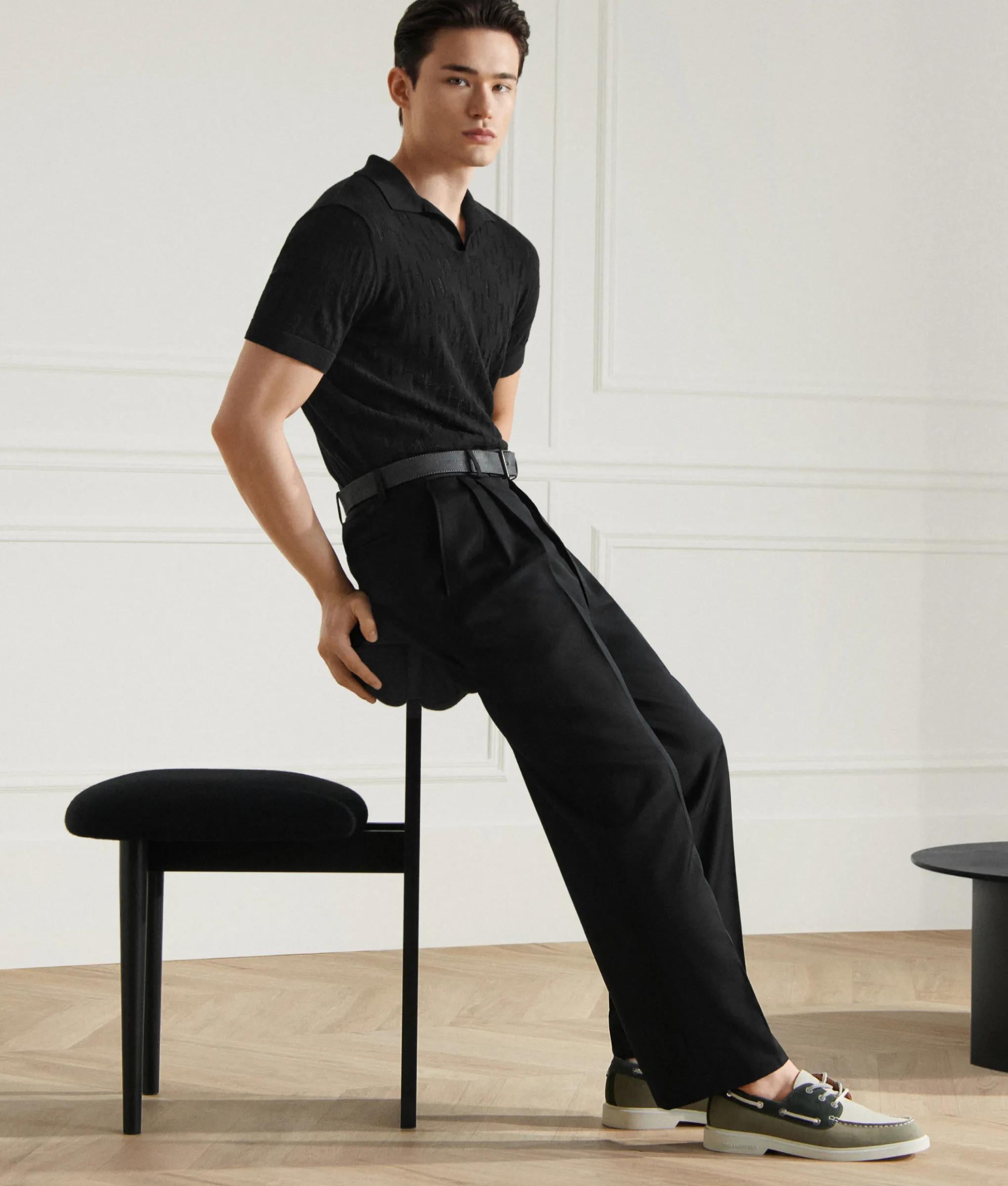 Smal toelopende jeans met ritsje