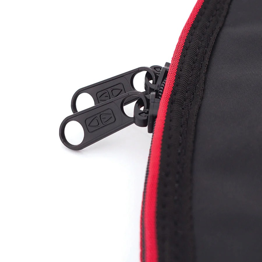 Ocean and earth Housse de surf - Compact Day Mid Length cover - Black/Red 6'8