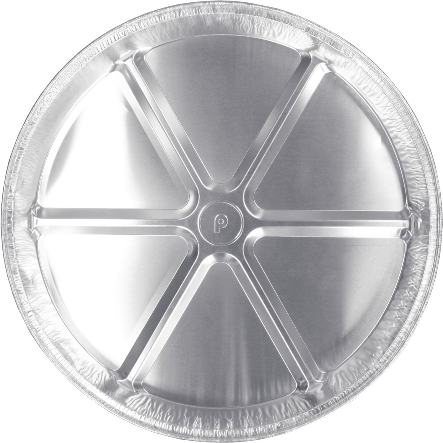 Snackpan, Ø375x38mm, aluminium, zilver