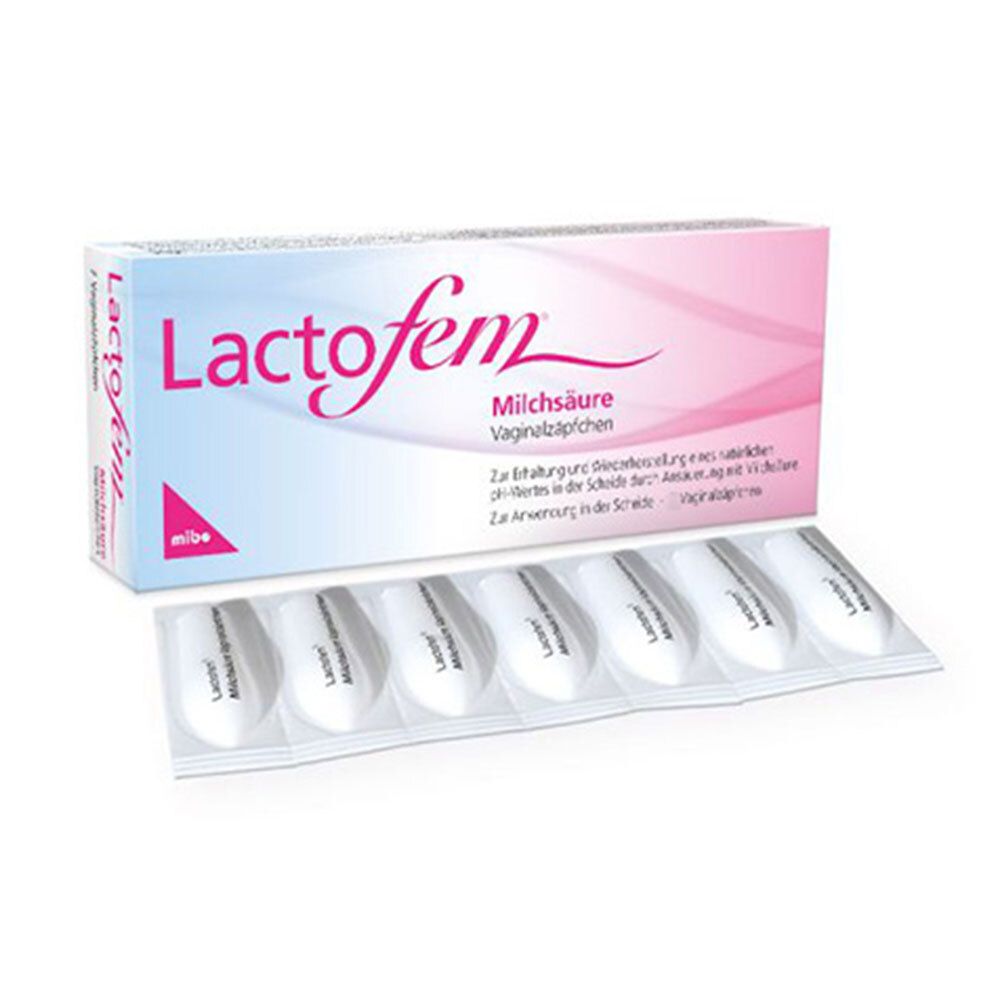 Lactofem® Milchsäure Vaginalzäpfchen