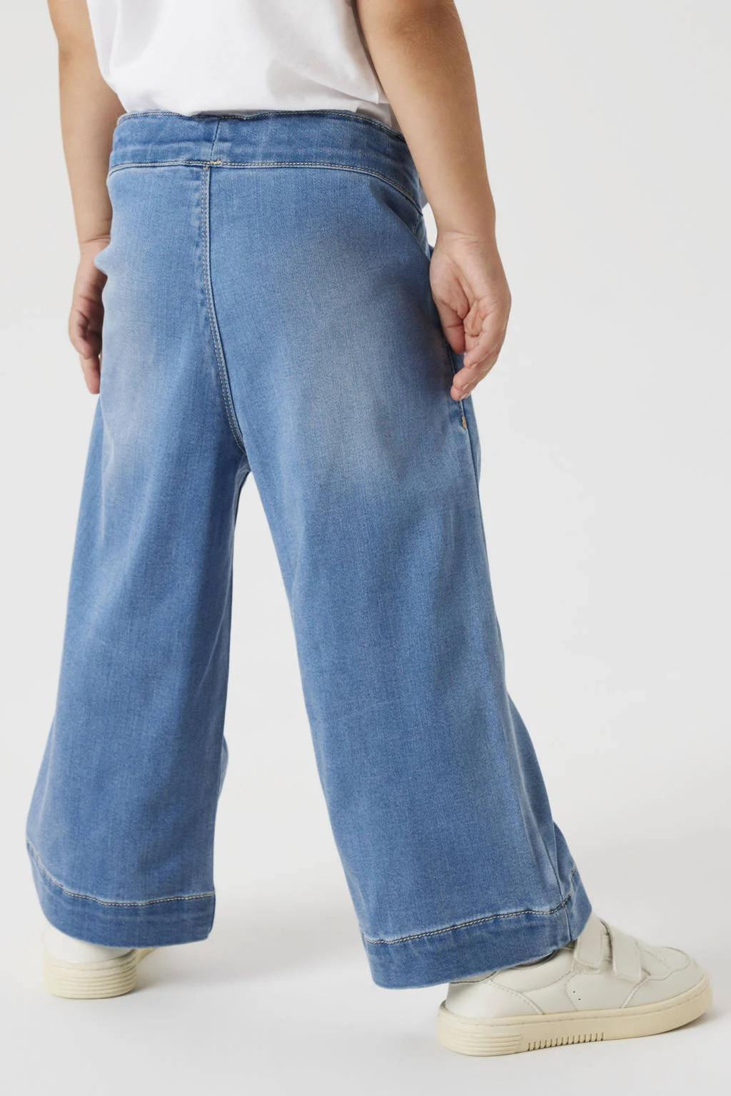NAME IT wide leg jeans NMFBELLA medium blue denim