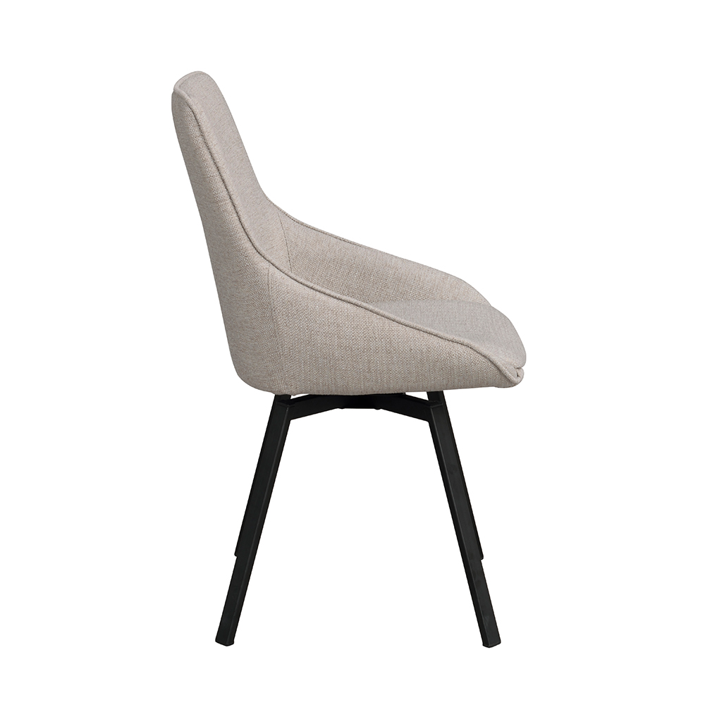 Draaibare eetkamerstoel Alison Alison draaibare eetkamerstoel beige