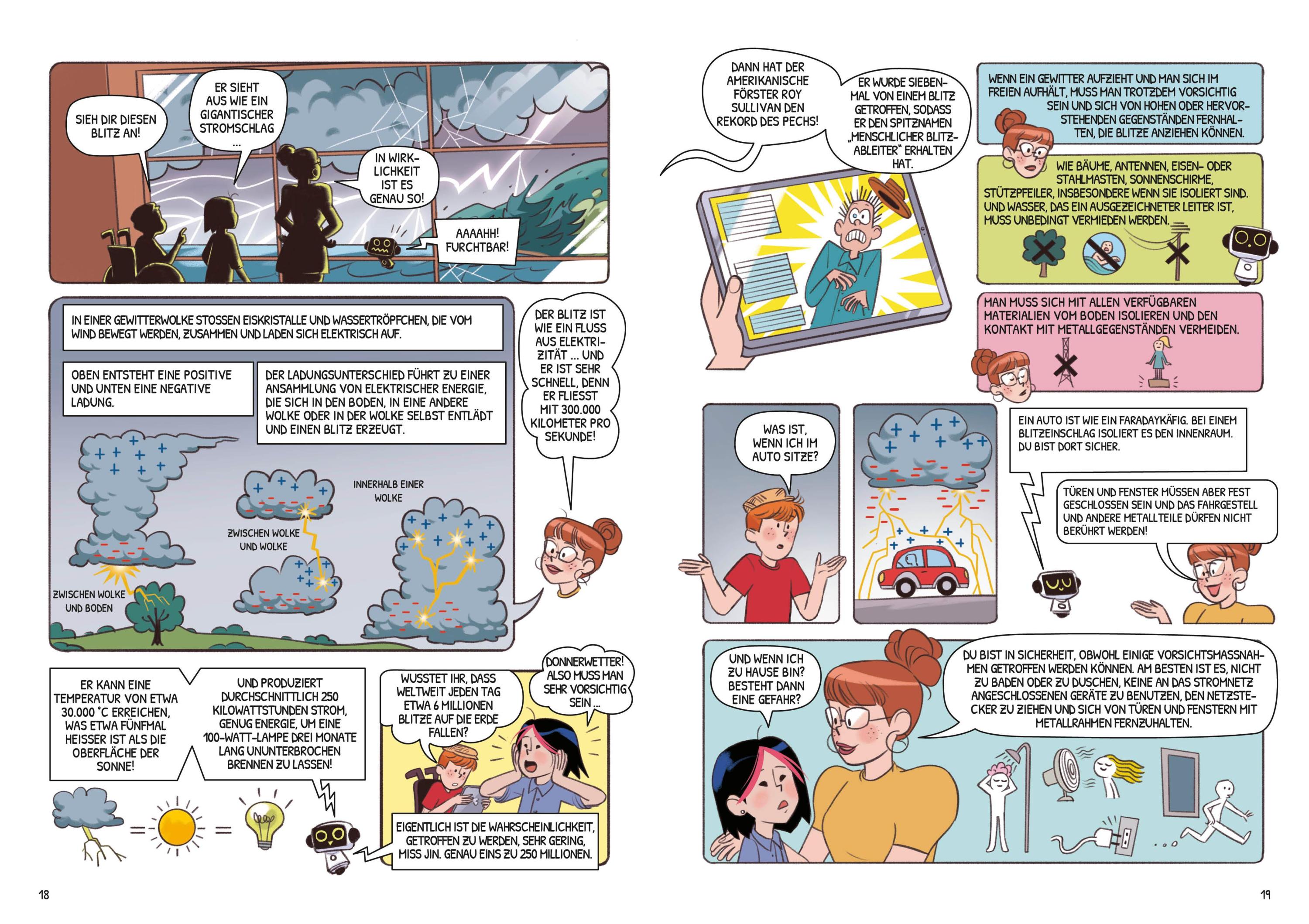 Wildes Wetter. Entdecke die extremsten Phänomene (Kreativ lernen mit Comics)