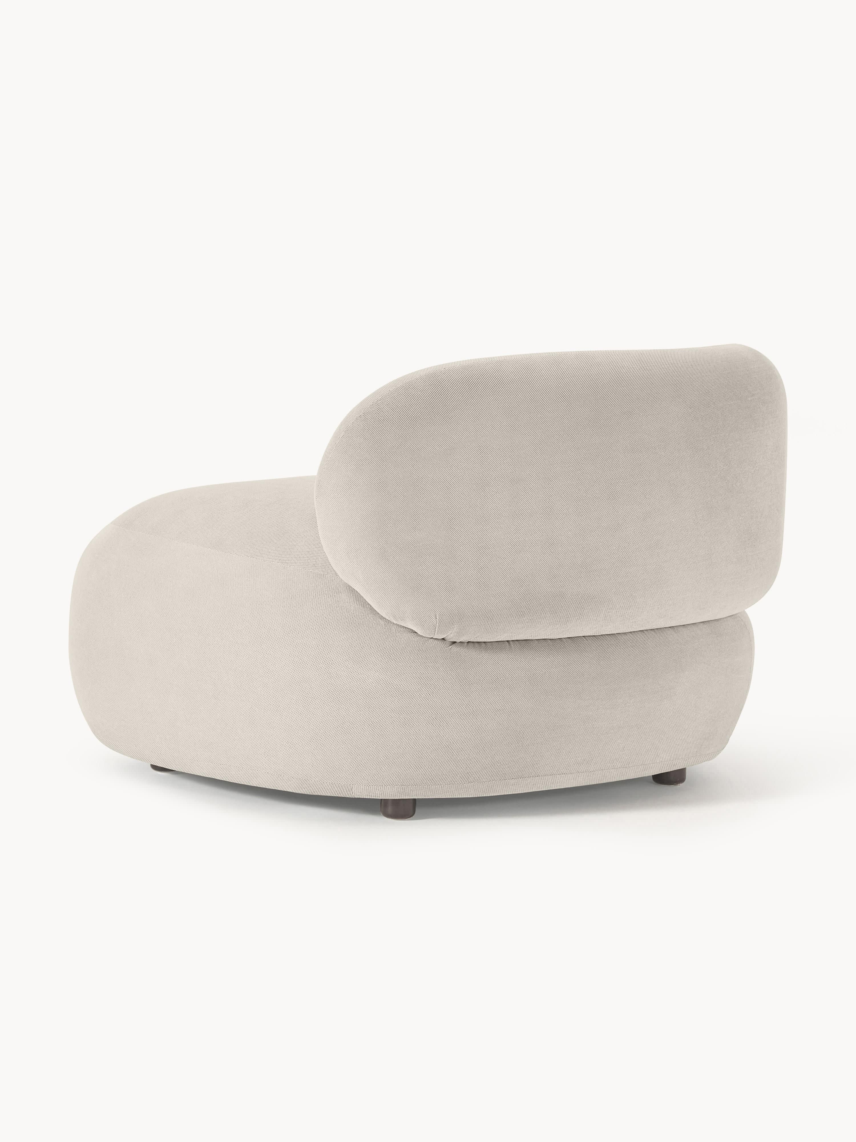 Niervormige loungefauteuil Alba