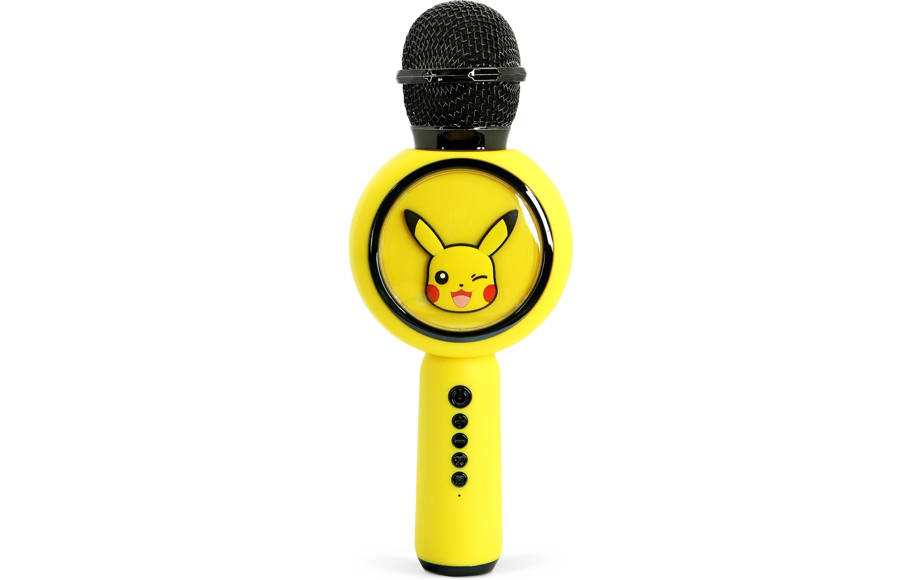 Mikrofon Pokémon Pikachu PopSing Karaoke GelbKaraoke-Mikrofon im Pokémon Pikachu-Design mit eingebautem Lautsprecher
