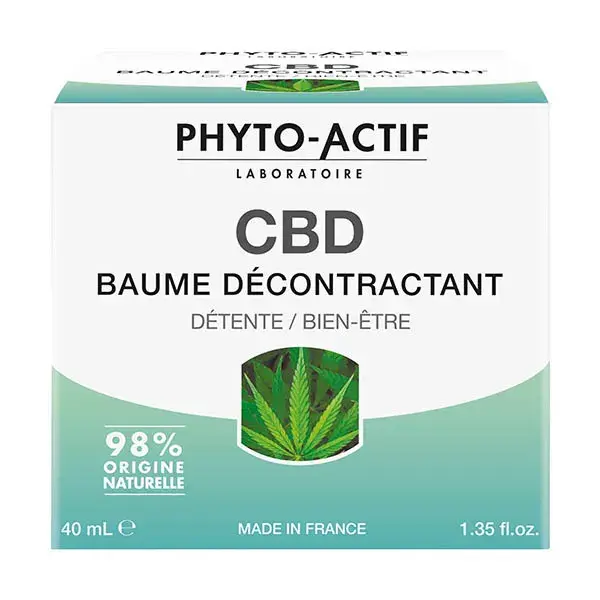 Phyto-Actif CBD Baume décontractant CBD 40 mL