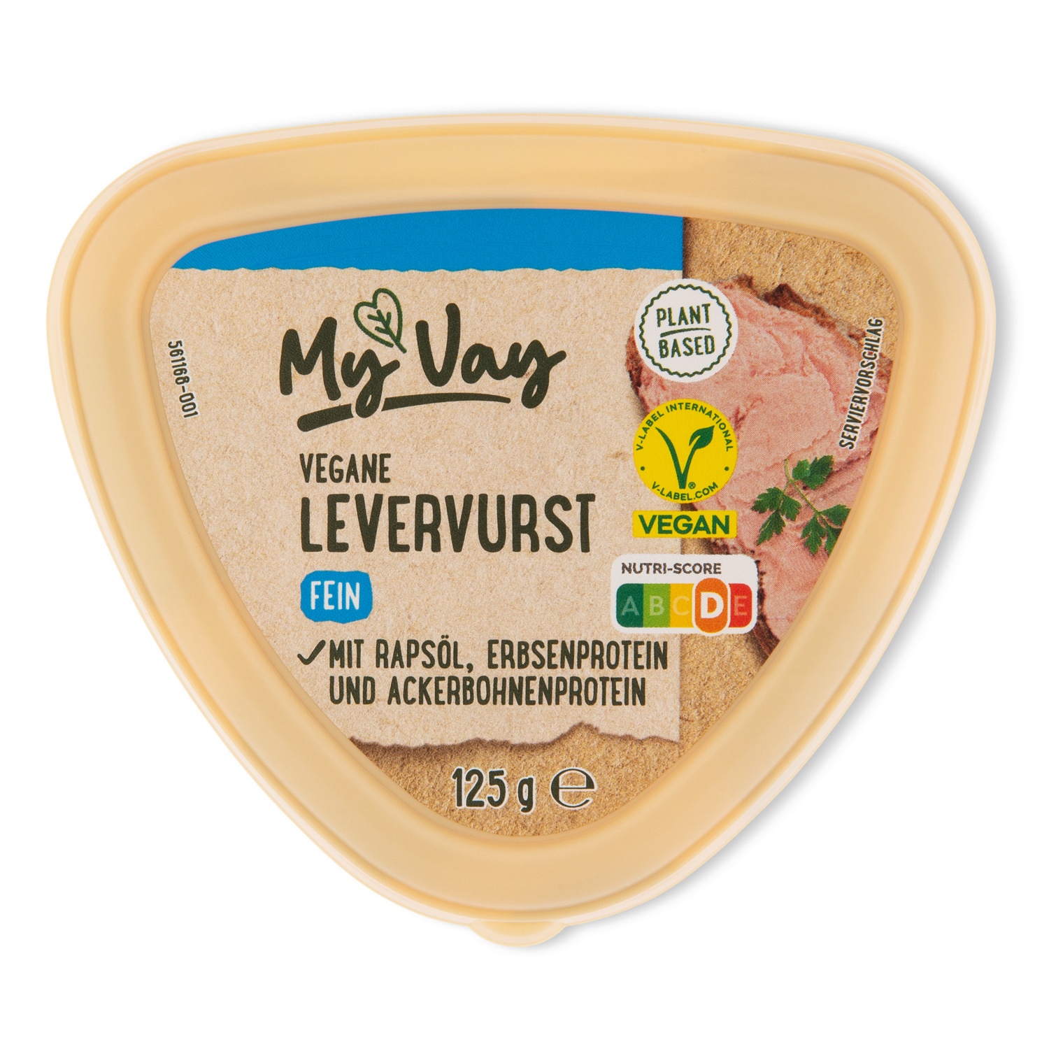 MEIN VEGGIE TAG Vegane Leverwurst, Classic 125 g
