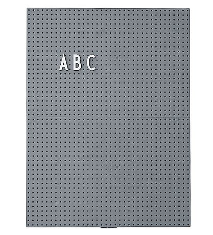 Design Letters Tavle - A4 - MørkGr?