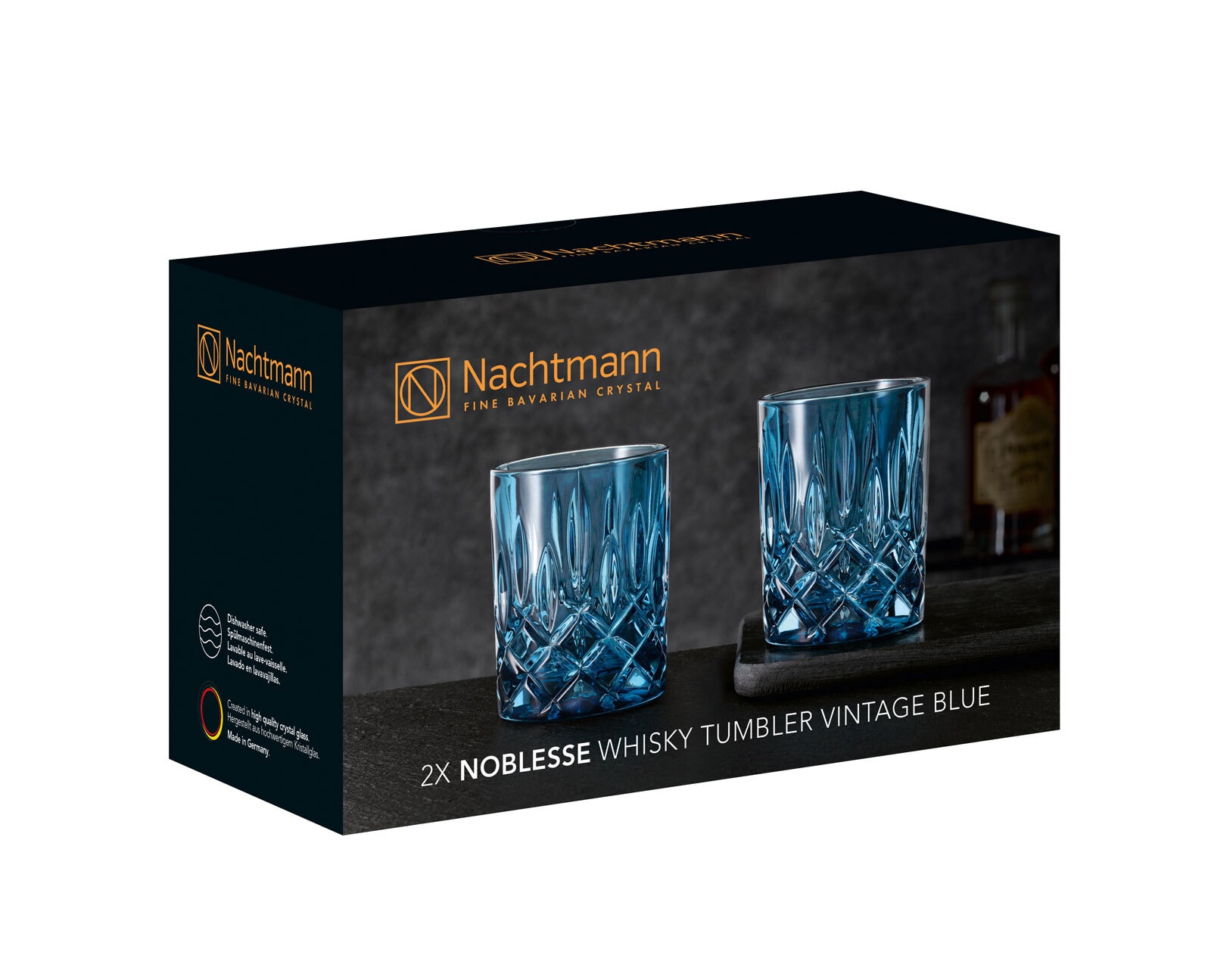 Nachtmann Whiskyglas NOBLESSE 2 Set blau