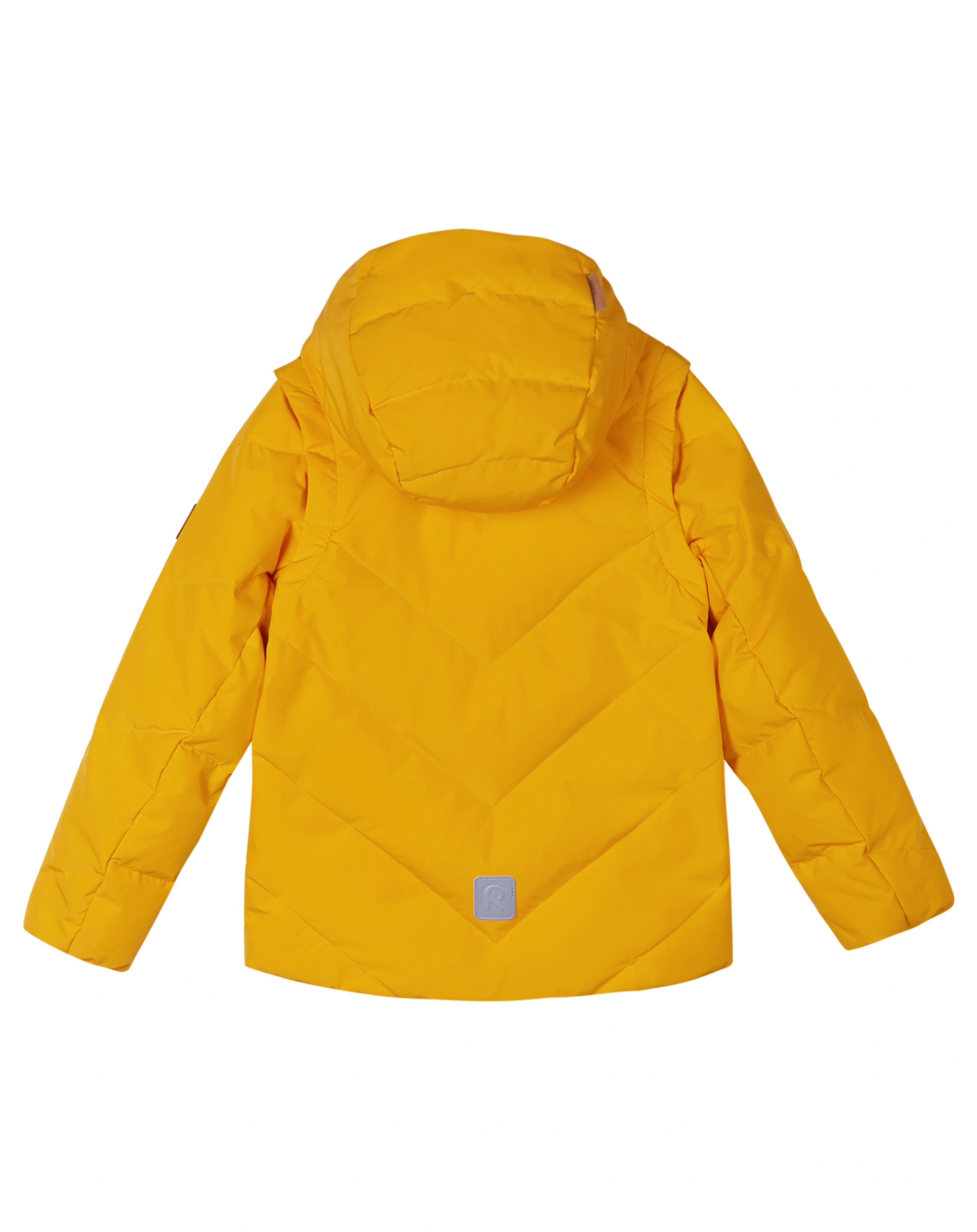 Daunen-Steppjacke POROSEIN mit Kapuze in orange yellow