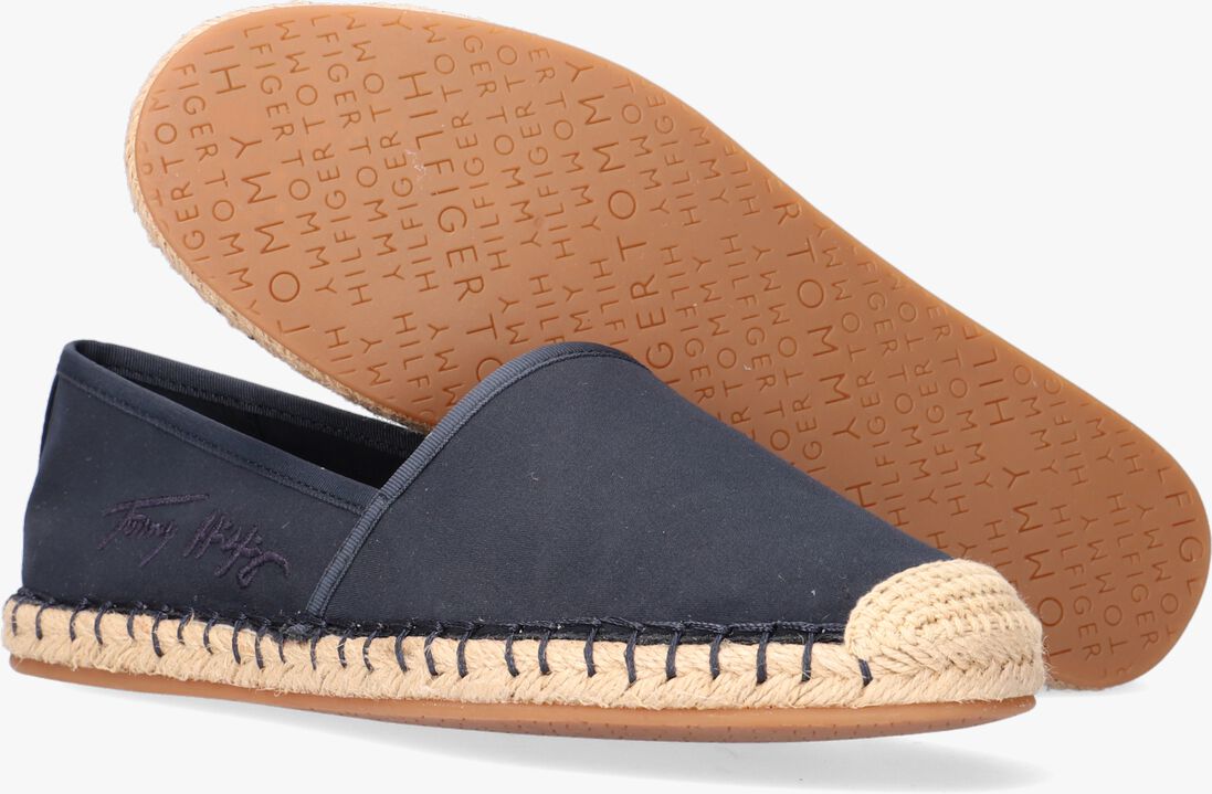 TOMMY HILFIGER blauwe tommy hilfiger espadrilles th signature