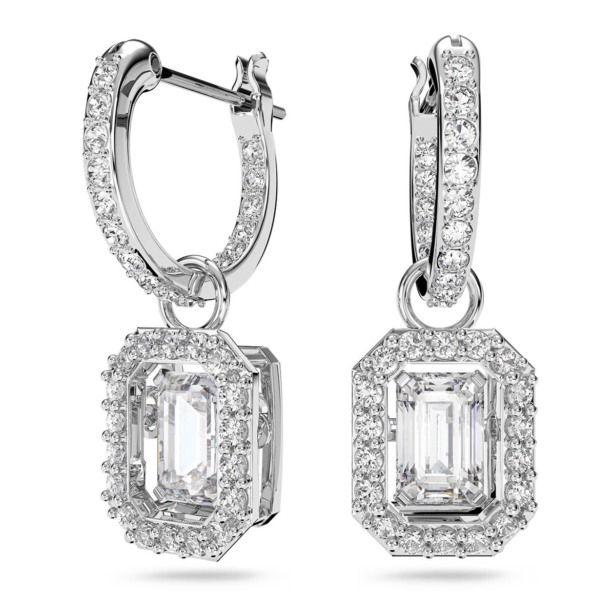 Boucles d'oreilles Swarovski Millenia blanc