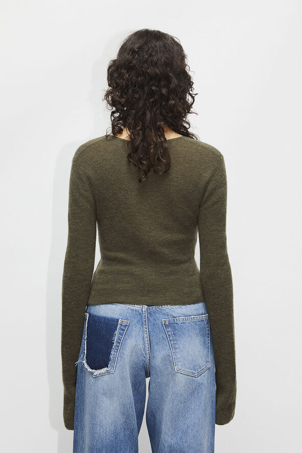 Hope PELLE CARDIGAN Khaki