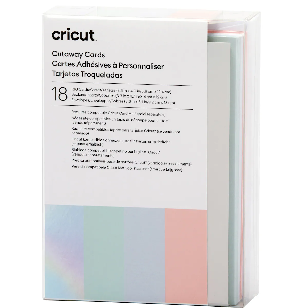 Cricut Cut-Away kort R10 (pastell)