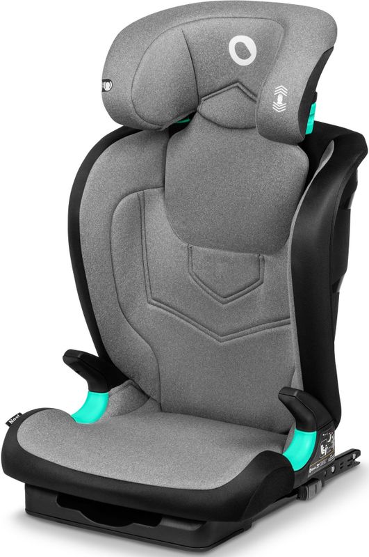 Lionelo - Neal - Autostoel - Zwart - i-Size - ISOFIX - Wasbare Bekleding