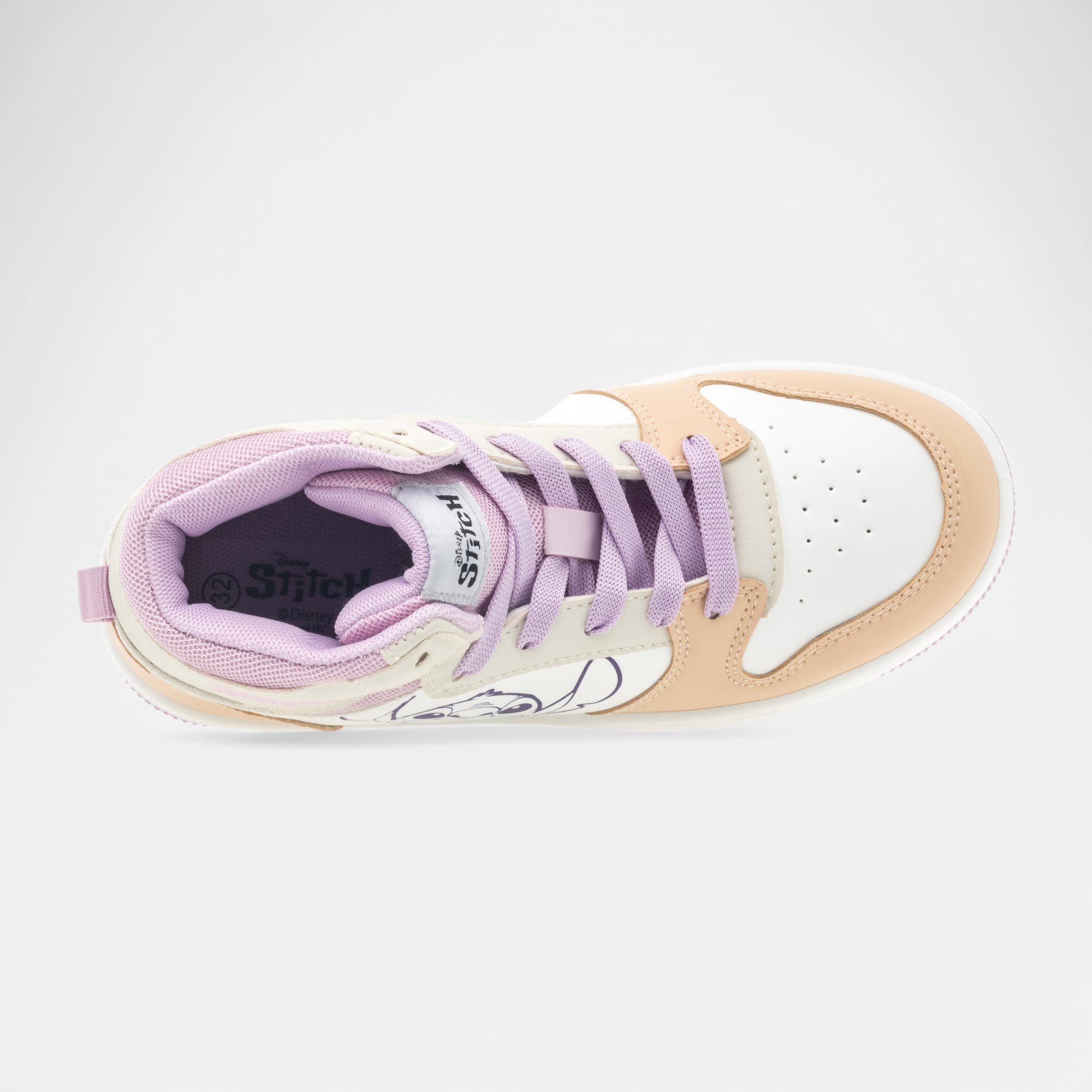 Baskets hautes Fille blanc