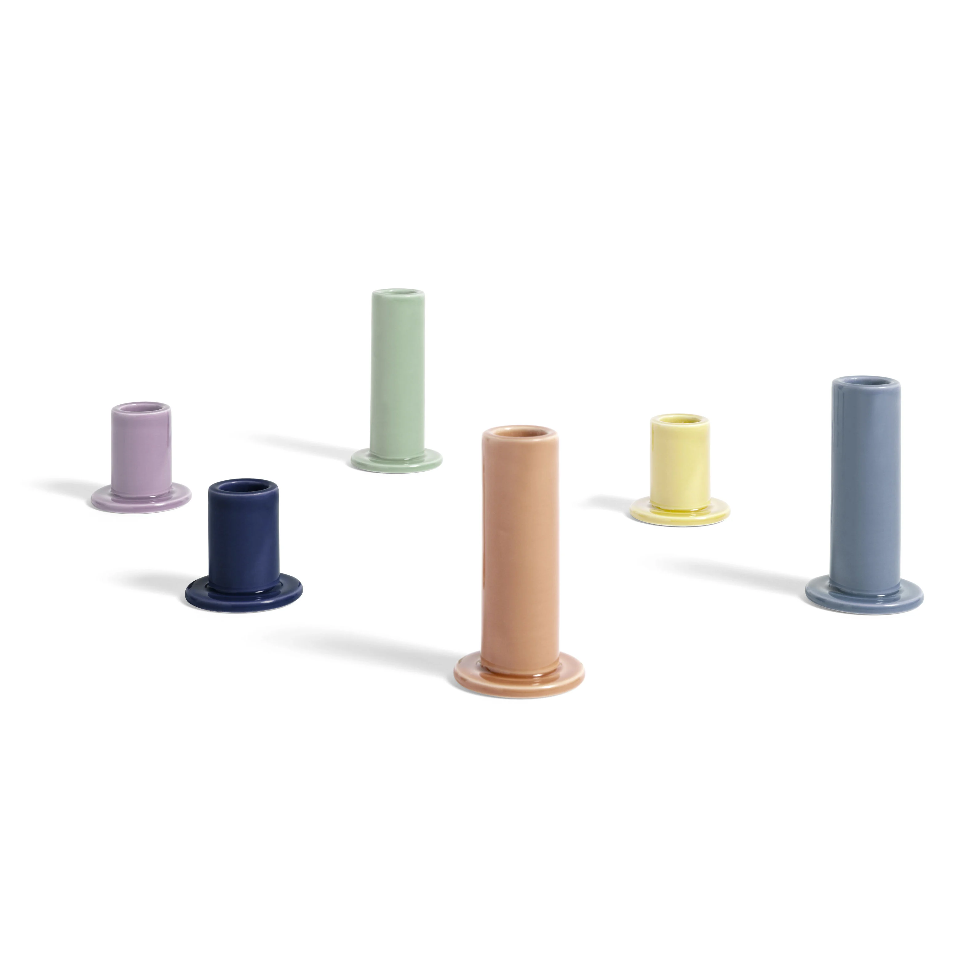TUBE SMALL - Bougeoir céramique | Bleu