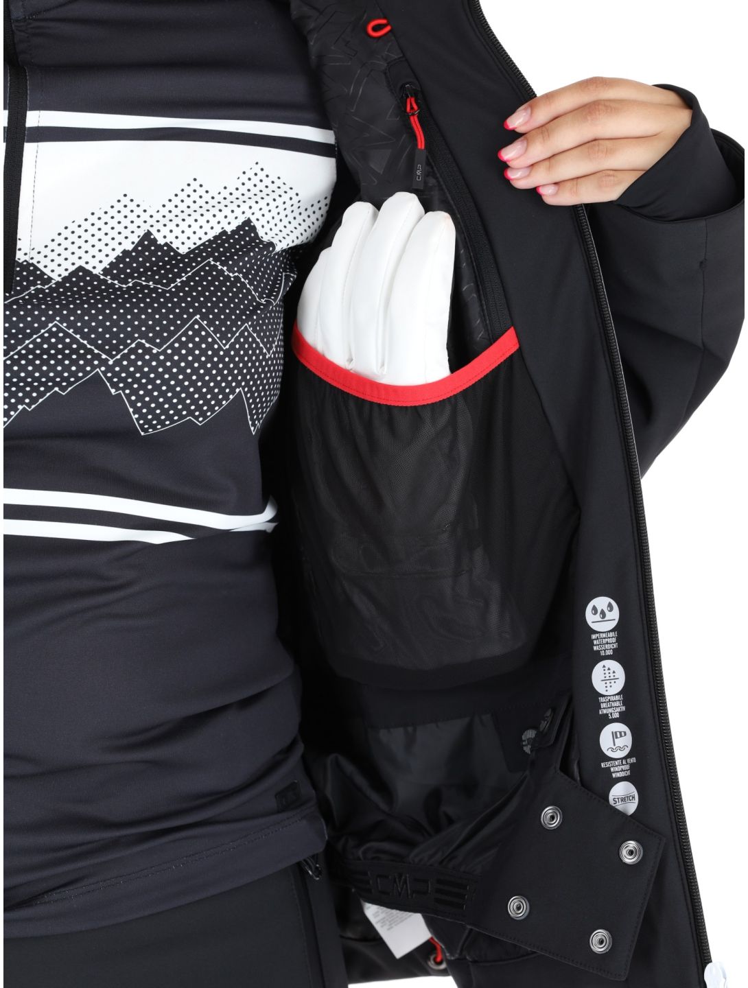 34W4536 ski-jas dames