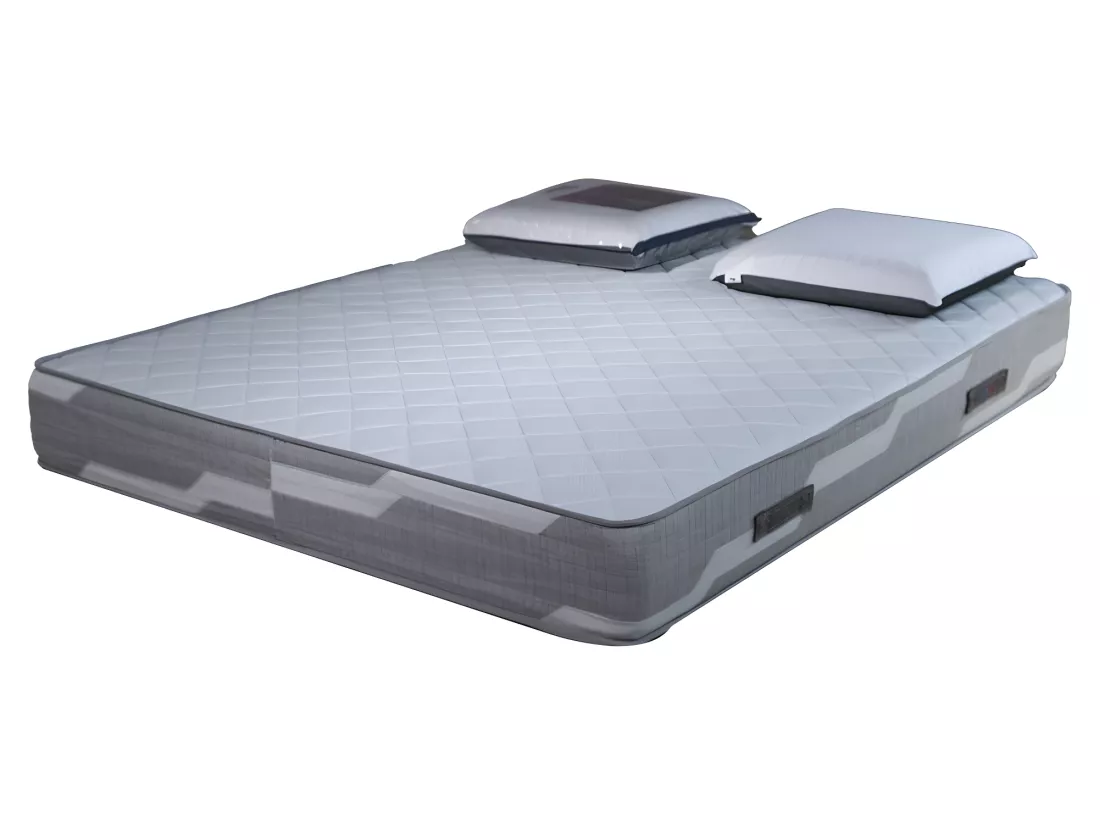 Matelas Select 180x200cm Ressorts ensachés – 26cm et 2 Oreillers viscoélastiques 60x60cm
