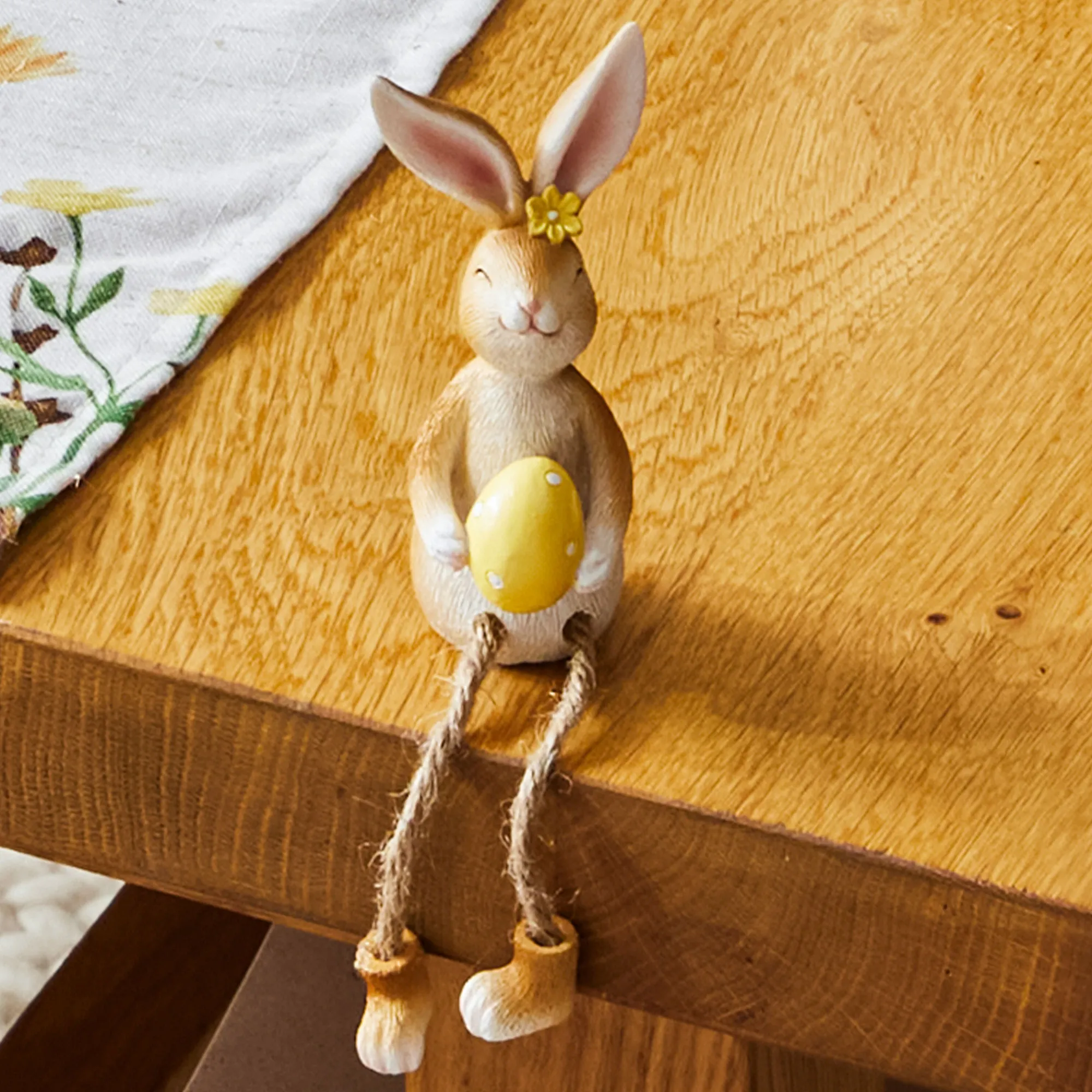 Deko-Osterhase als Kantenhocker, ca. 5x3x9cm