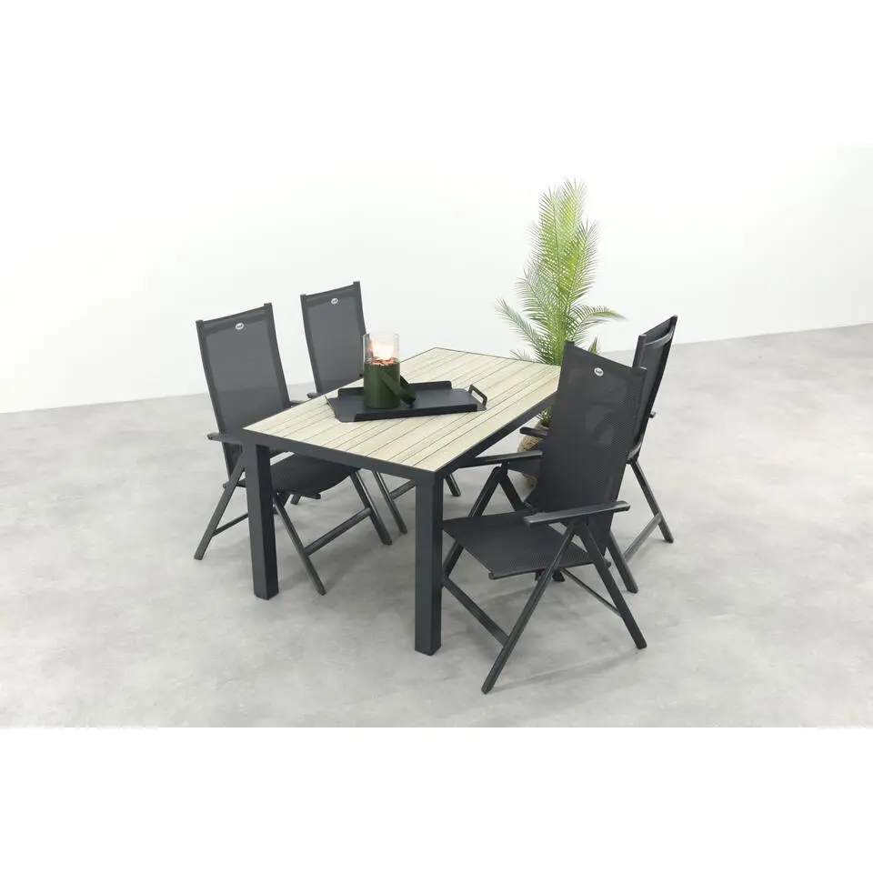 Hartman Napoli/Nola verstelbare tuinset 160x90 cm