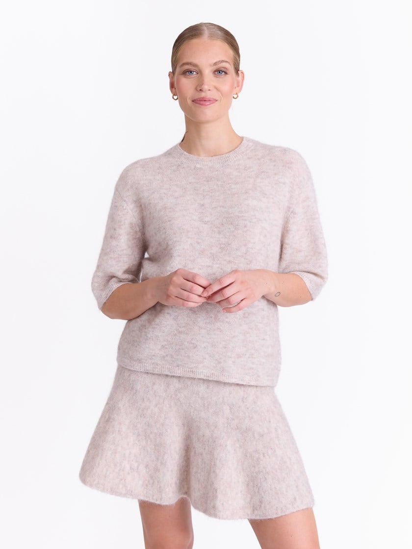 Chloe skjørt Beige Melange