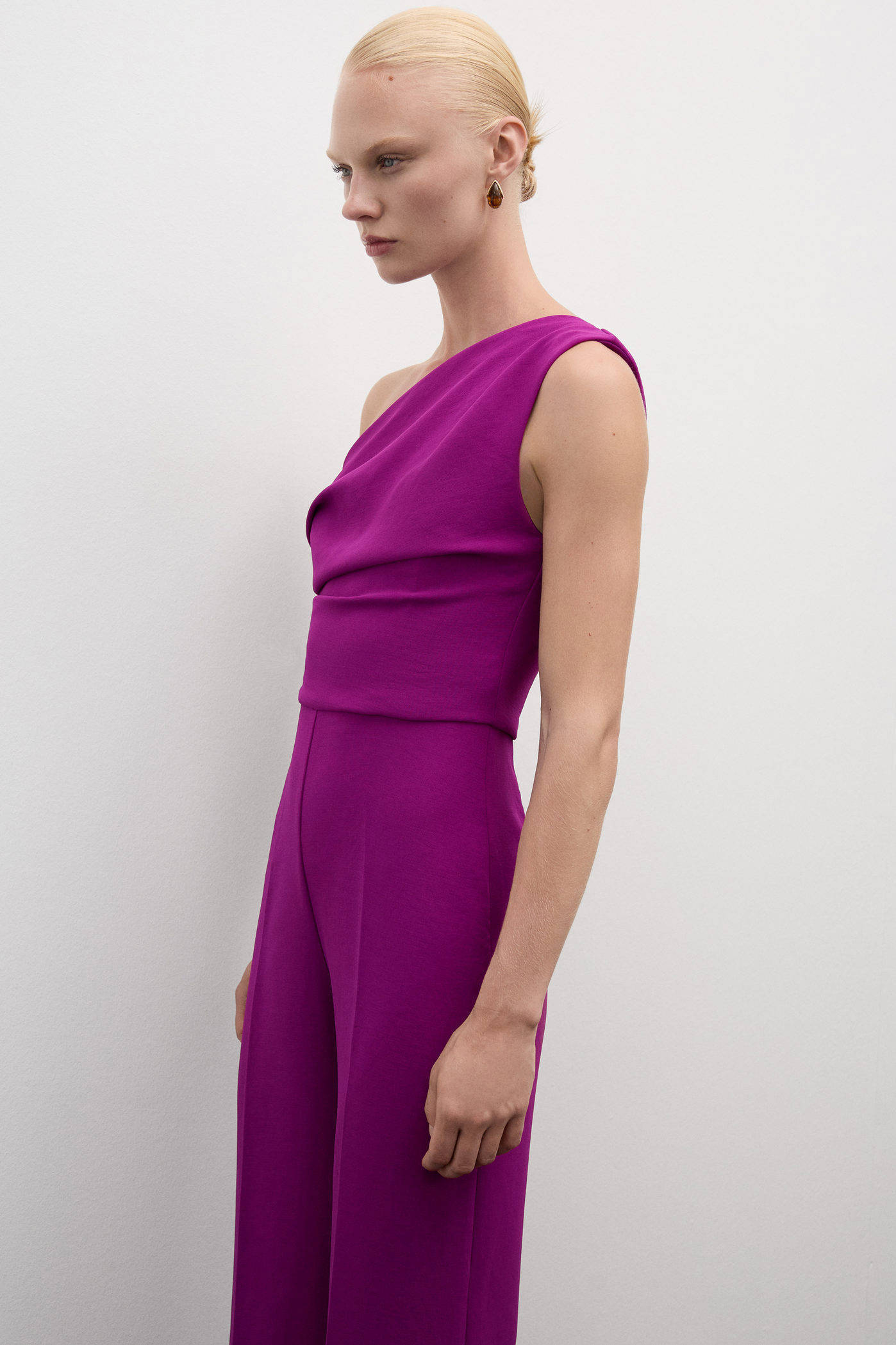 Mango jumpsuit paars