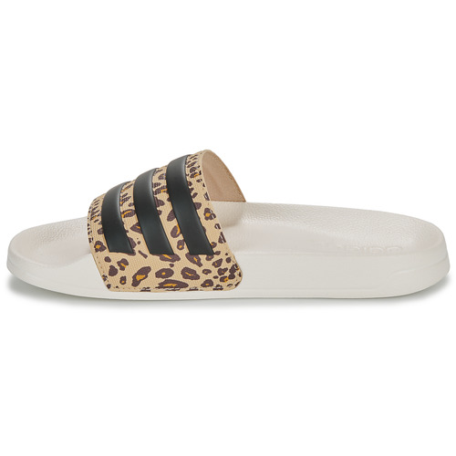 adidas Performance - ADILETTE SHOWER - Blanc / Léopard