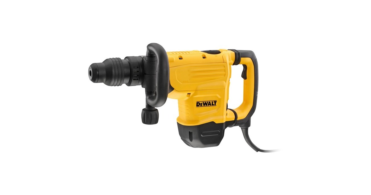 DEWALTD25872K-QS SDS-Max Beitelhamer 1600W AVC  (Geel/zwart, Incl. draagkoffer)