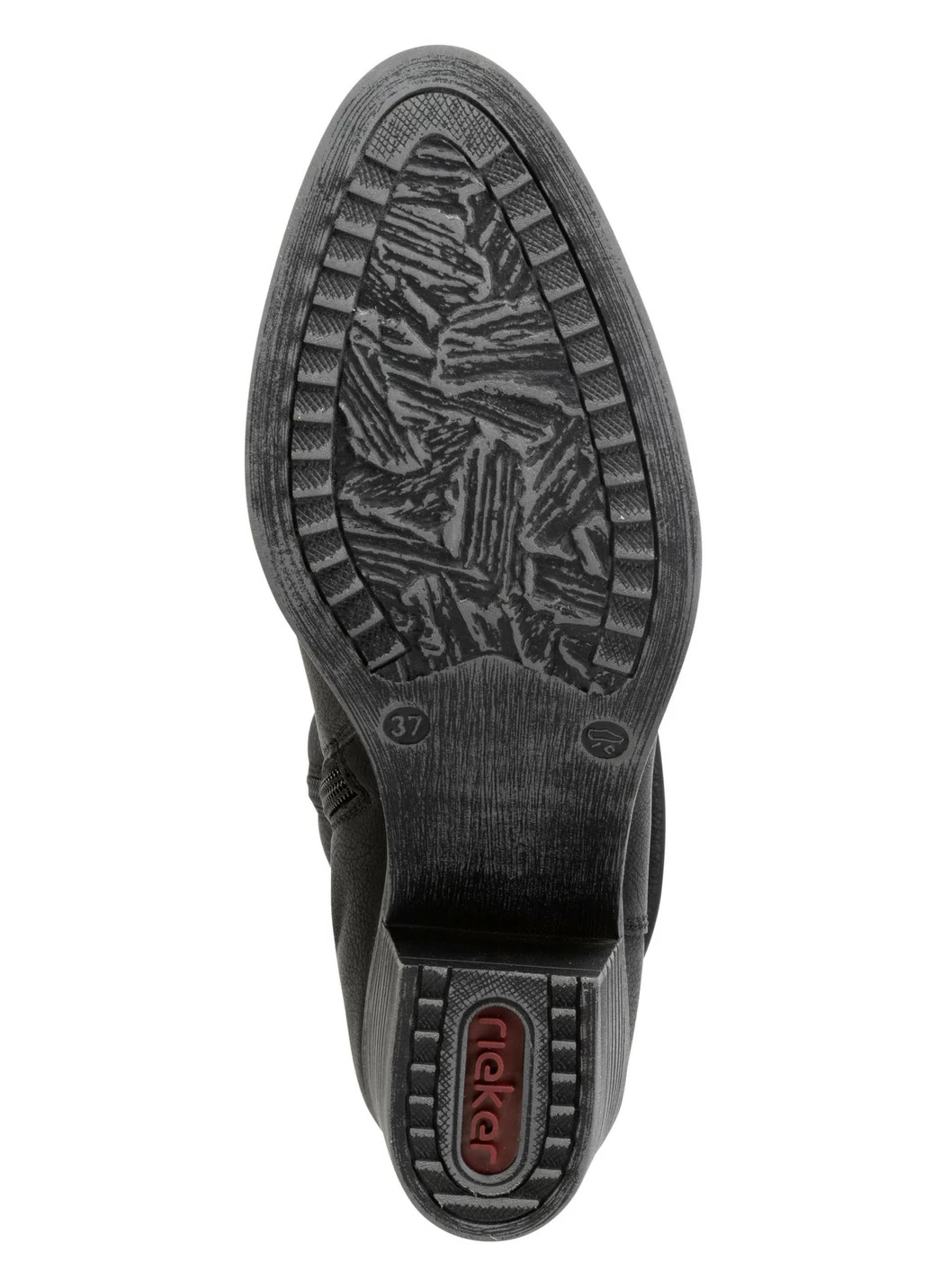 Rieker Western-Stiefelette aus weichem Synthetikmaterial mit Raffung